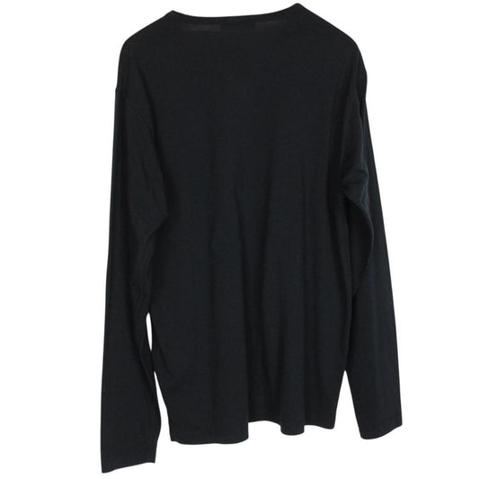 Stone Island SS 2018 Black Long Sleeve Compass T-Shirt