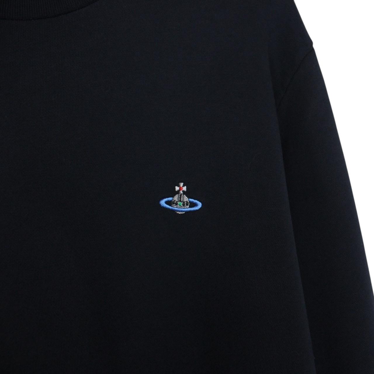 Vivienne Westwood Navy Blue Crew Neck Orb Sweatshirt