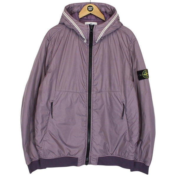 Stone Island AW 2020 Purple Garment Dyed Crinkle Reps NY Primaloft Jacket