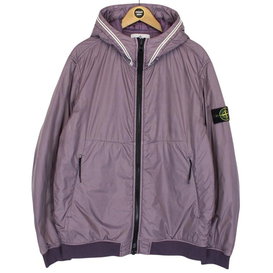 Stone Island AW 2020 Purple Garment Dyed Crinkle Reps NY Primaloft Jacket
