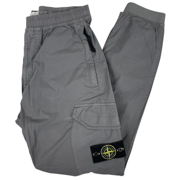 Stone Island SS 2020 Grey RE-T Fit Cargo Trousers