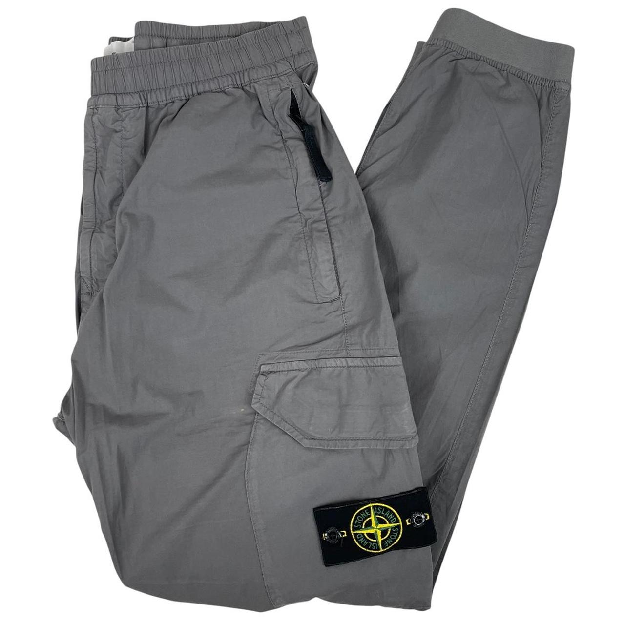 Stone Island SS 2020 Grey RE-T Fit Cargo Trousers