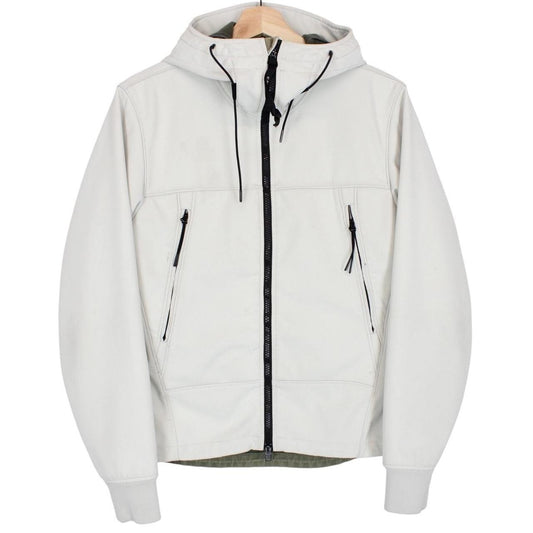 CP Company Grey Full Zip Soft Shell Goggle Jacket