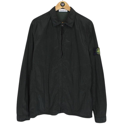 Stone Island AW 2016 Dark Green Full Zip Nylon Metal Overshirt Jacket