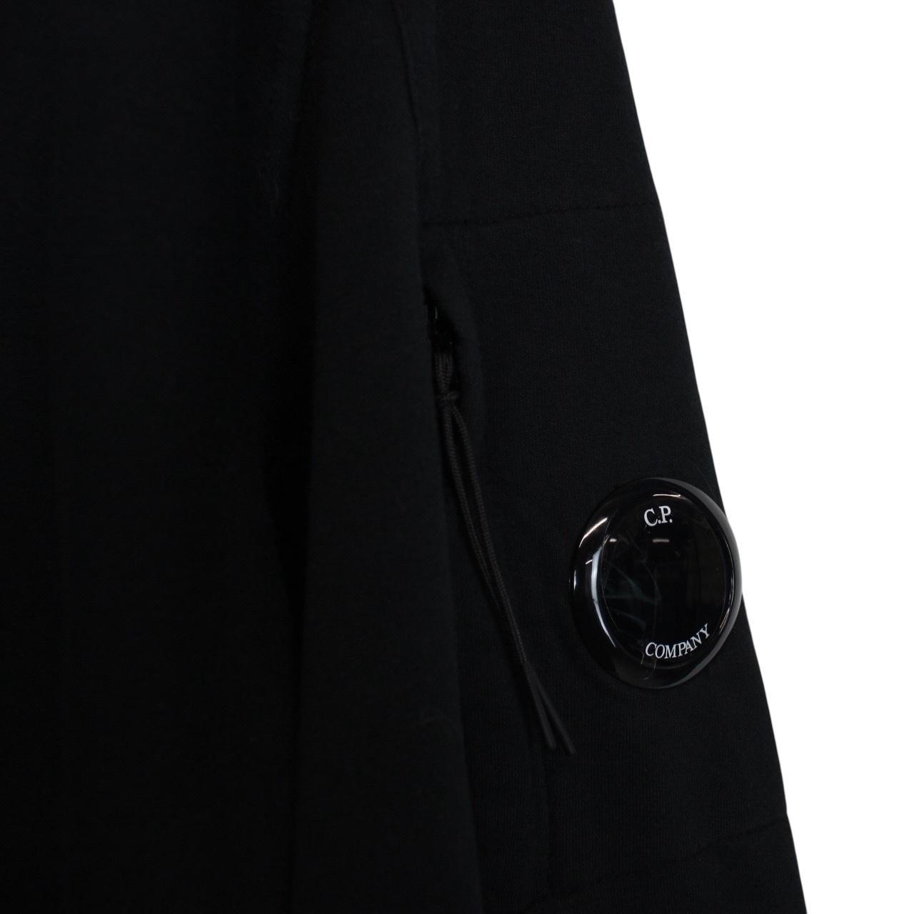 CP Company Black Goggle Lens Cotton Sweatshirt Jumper