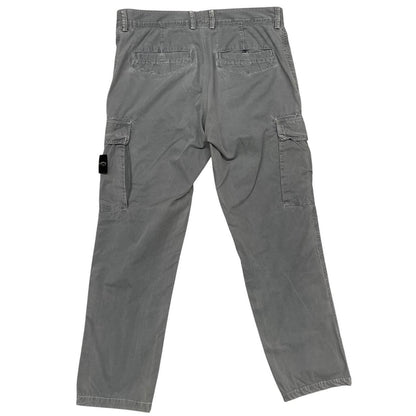 Stone Island Grey Slim Fit Cargo Trousers