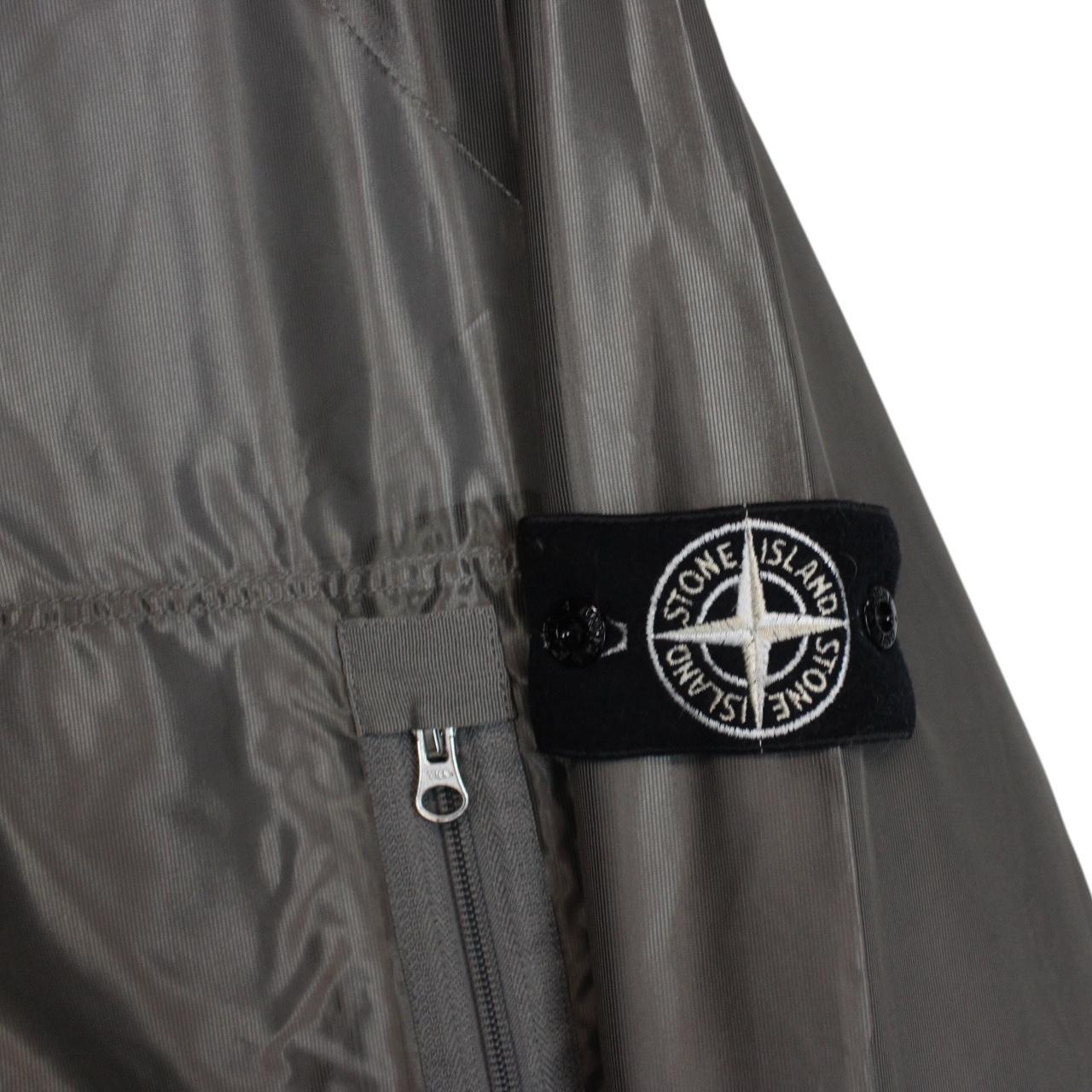 Vintage Stone Island Special Process SS 2007 Grey Mesh Reflective Jacket