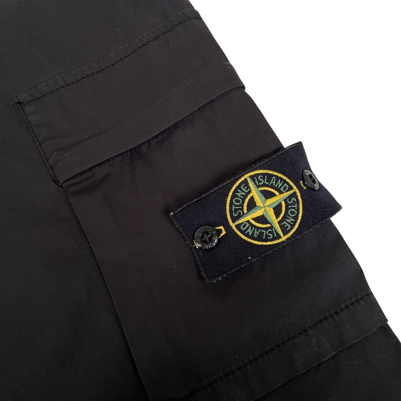 Stone Island AW 2022 Black RE-T Fit Cargo Trousers