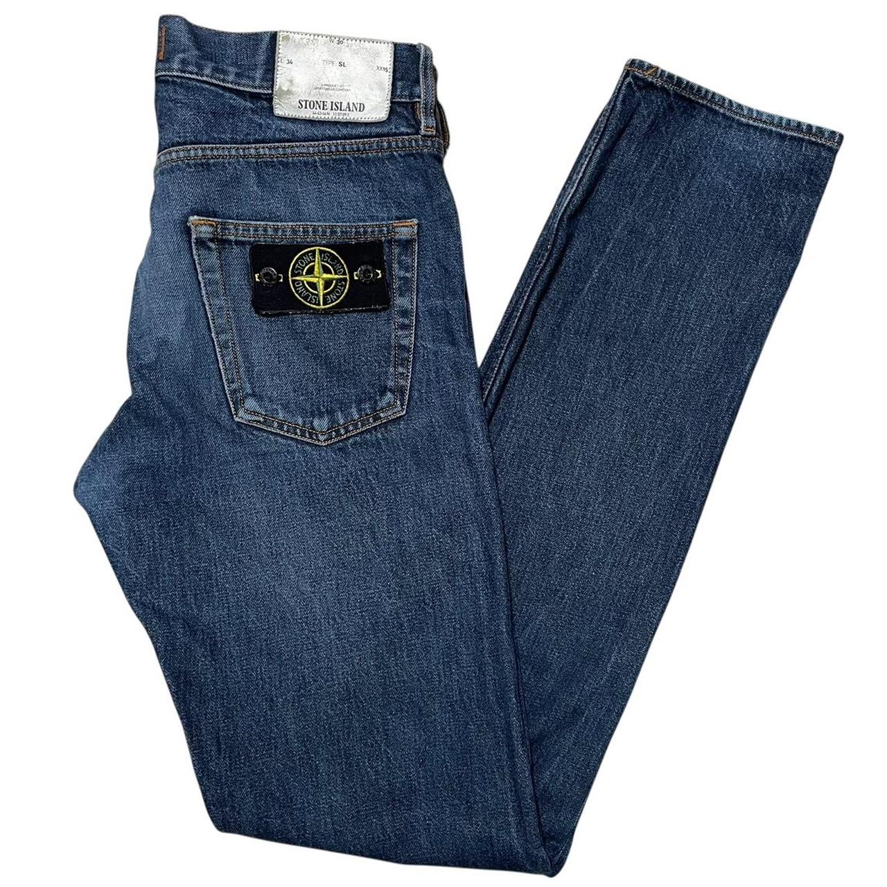 Stone Island SS 2016 Navy Blue Slim Fit Denim Jeans