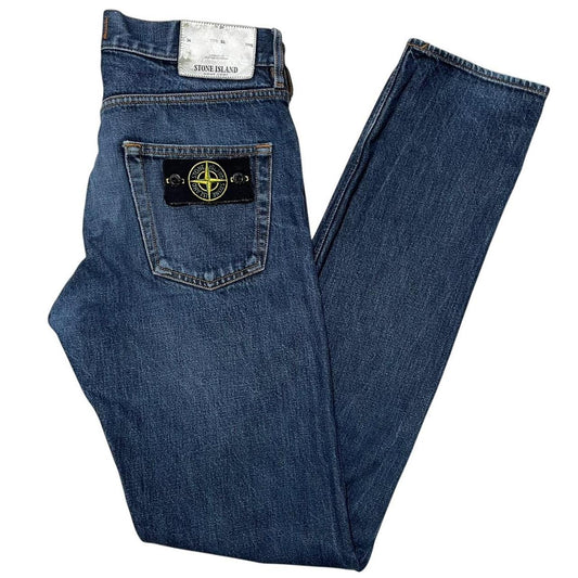 Stone Island SS 2016 Navy Blue Slim Fit Denim Jeans