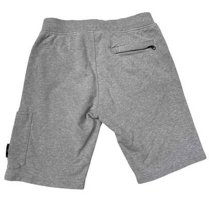 Stone Island Grey Cotton Jogger Shorts