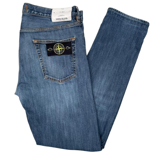 Stone Island AW 2014 Blue RE-T Fit Denim Jeans