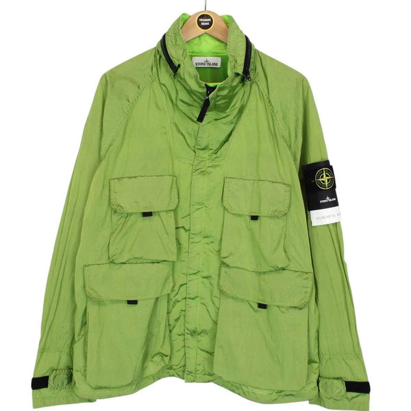 Stone Island SS 2016 Nylon Metal Watro Green Multi Pocket Jacket