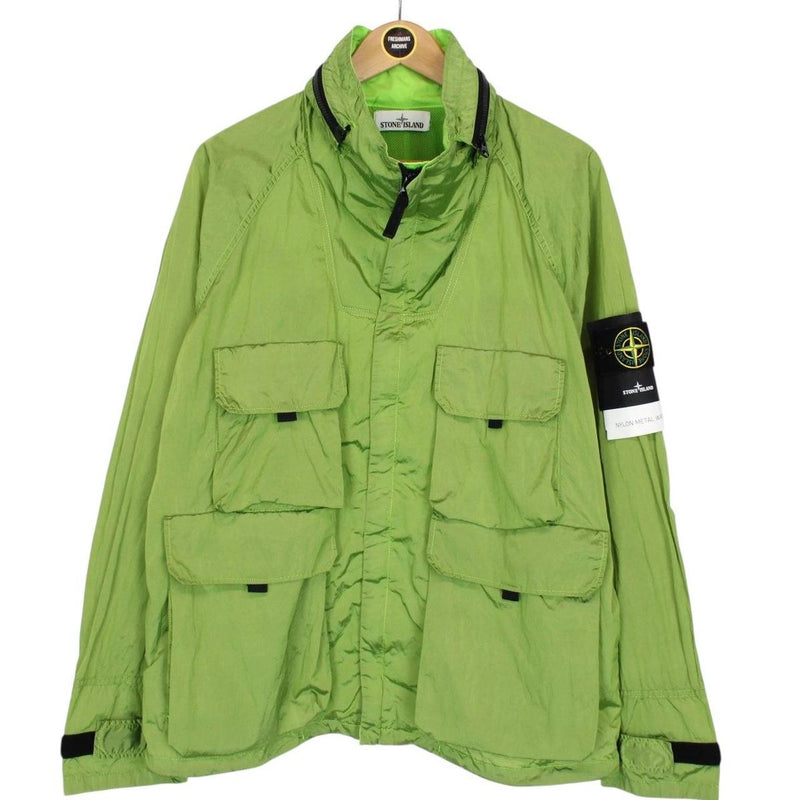 Stone Island SS 2016 Nylon Metal Watro Green Multi Pocket Jacket
