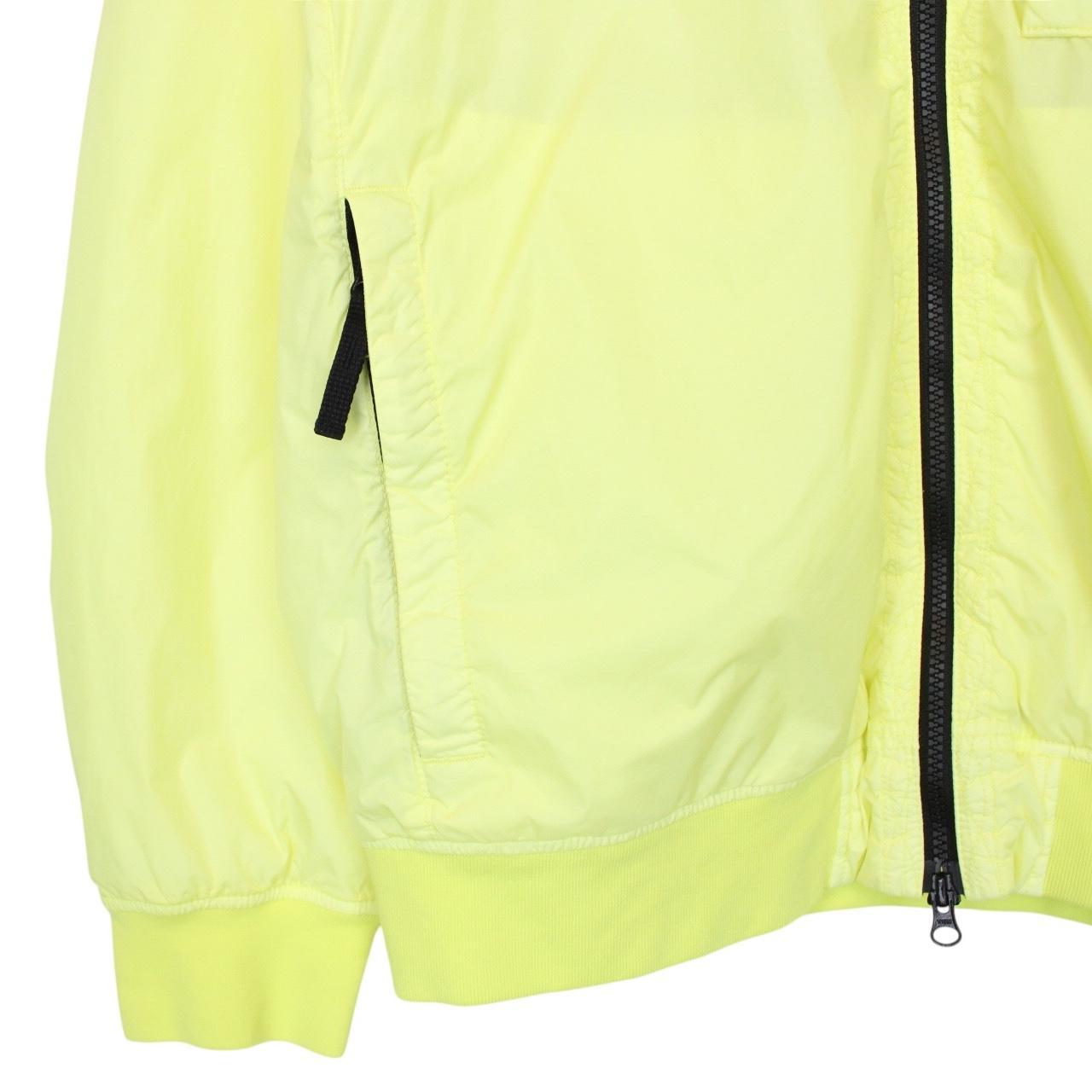 Stone Island AW 2022 Yellow Garment Dyed Crinkle Reps Primaloft TC Jacket