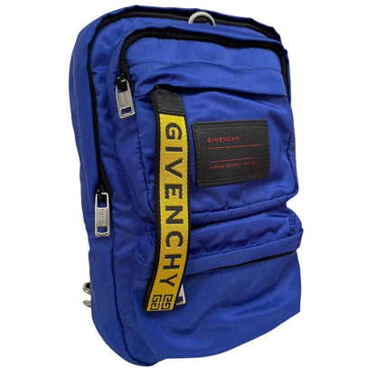 Givenchy UT3 Blue and Black Nylon Sling Bag
