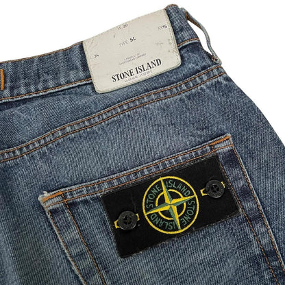 Stone Island AW 2015 Blue Slim Fit Denim Jeans