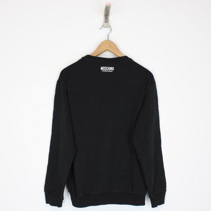 Moschino Underwear Black Tape Logo Arm Sweatshirt Jumper