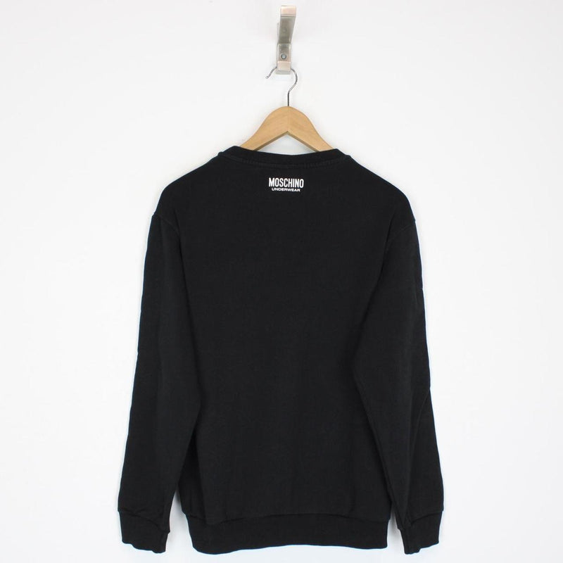 Moschino Underwear Black Tape Logo Arm Sweatshirt Jumper