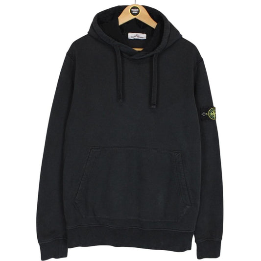 Stone Island AW 2022 Black Cotton Hoodie Jumper