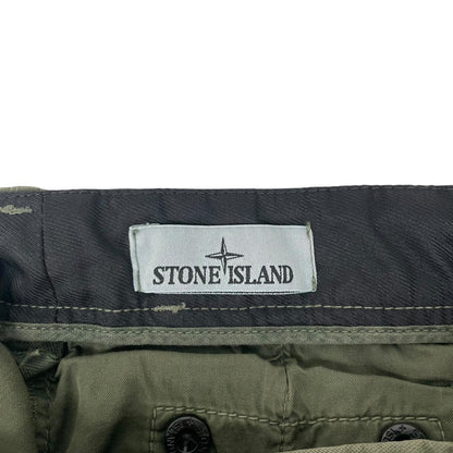 Stone Island AW 2022 Green Skinny Fit Cargo Trousers