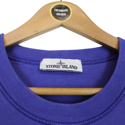 Stone Island AW 2021 Purple Cotton Sweatshirt Jumper