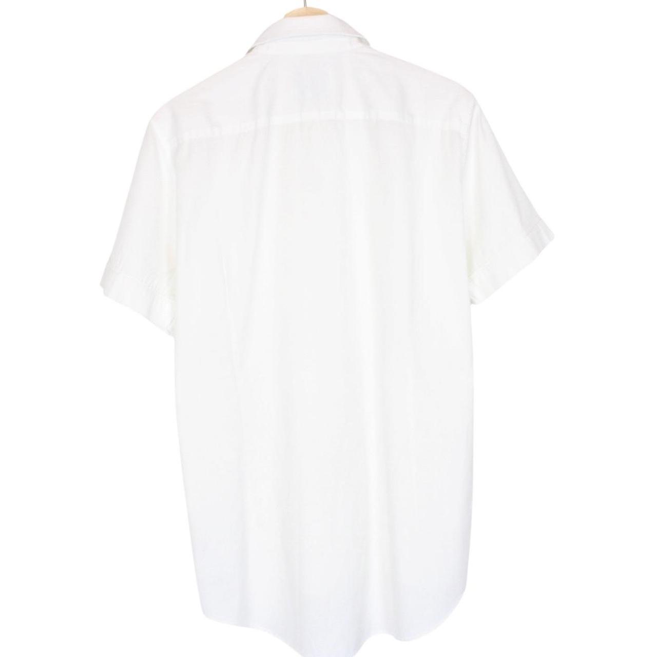 Vivienne Westwood White Short Sleeve Orb Cotton Shirt