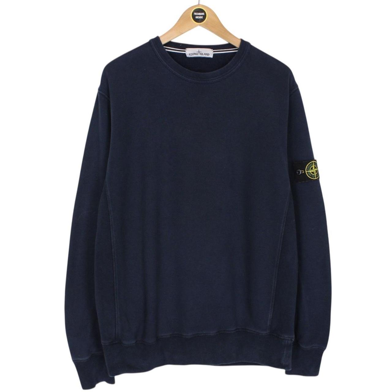 Stone Island AW 2014 Navy Blue Cotton Sweatshirt Jumper