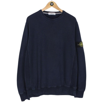 Stone Island AW 2014 Navy Blue Cotton Sweatshirt Jumper