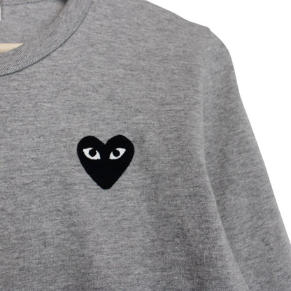 Comme des Garcons Grey and Black Long Sleeve T-Shirt