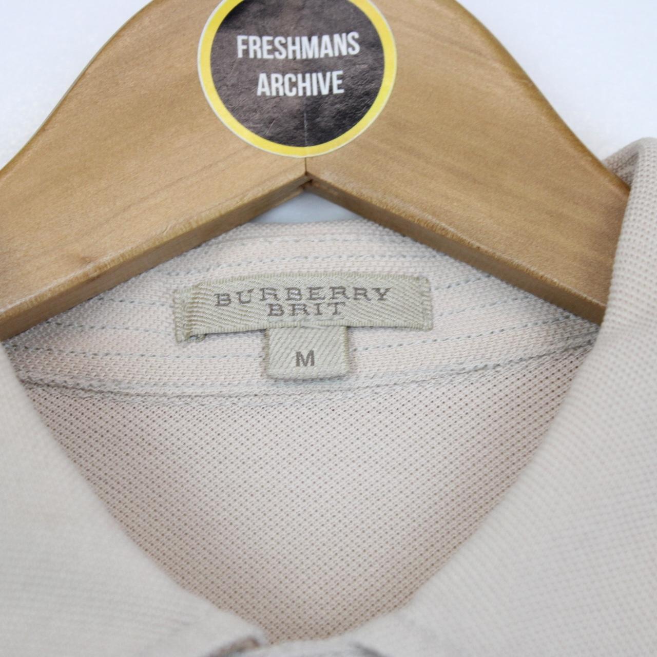 Burberry Brit Beige Short Sleeve Cotton Polo Shirt
