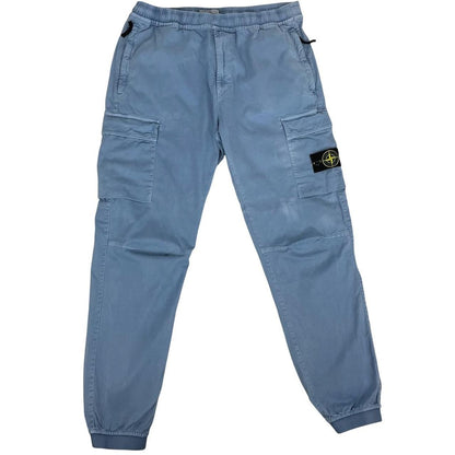 Stone Island AW 2022 Blue RE-T Fit Cargo Trousers