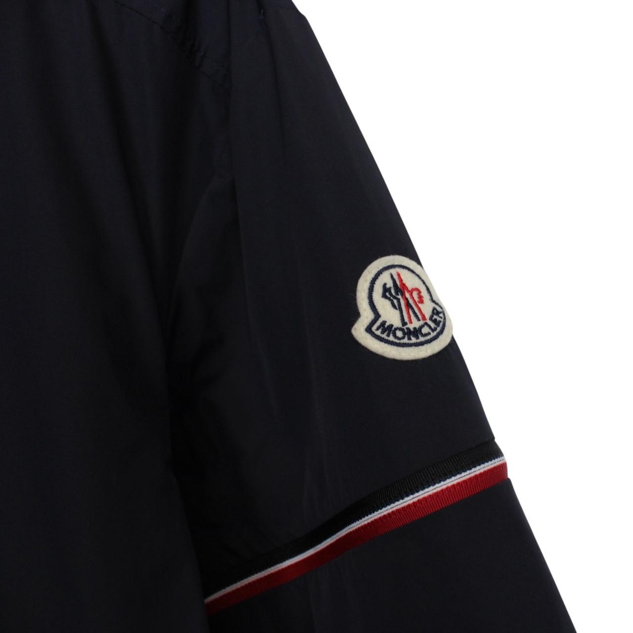Moncler Ruinette Navy Blue Full Zip Nylon Windbreaker Jacket
