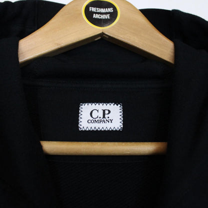 CP Company Black Pullover Lens Hoodie Jumper