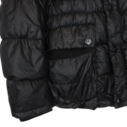 Stone Island AW 2011 Black Garment Dyed Down 26 GR x SQM_N Puffer Jacket