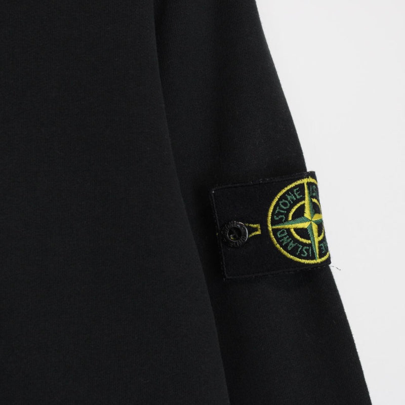 Stone Island AW 2022 Black Cotton Sweatshirt Jumper
