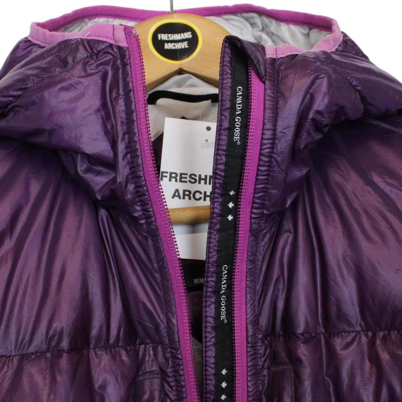 Canada Goose Purple Hybridge Lite Full Zip Hooded Down Jacket