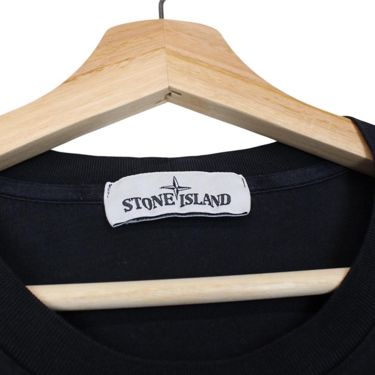Stone Island AW 2019 Navy Blue Long Sleeve Compass T-Shirt