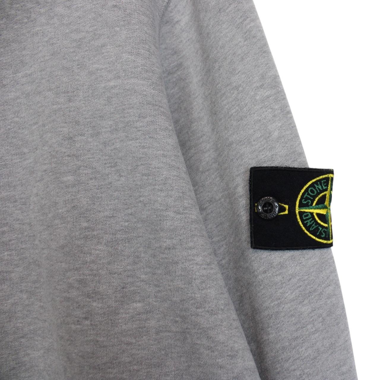 Stone Island AW 2019 Grey Cotton Sweatshirt Jumper