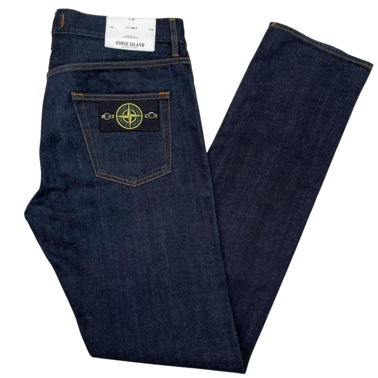 Stone Island AW 2013 Navy Blue RE-T Fit Denim Jeans