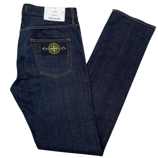 Stone Island AW 2013 Navy Blue RE-T Fit Denim Jeans