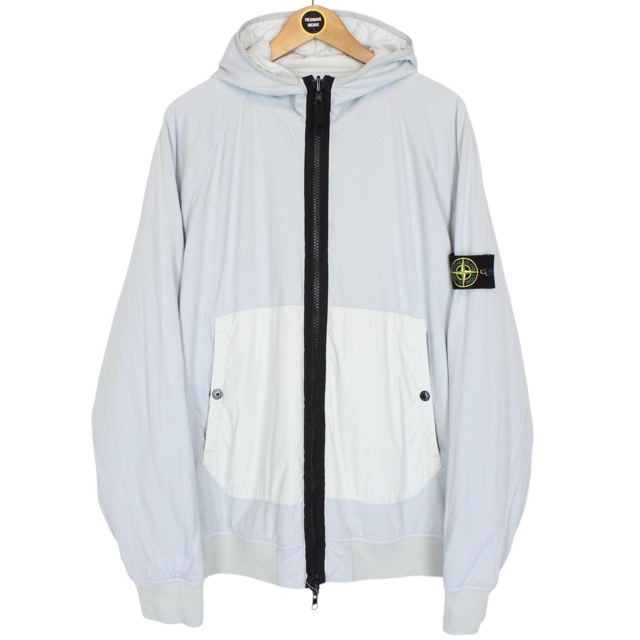 Stone Island AW 2022 Light Blue Comfort Tech Composite Polartec Reversible