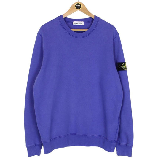 Stone Island AW 2021 Purple Cotton Sweatshirt Jumper