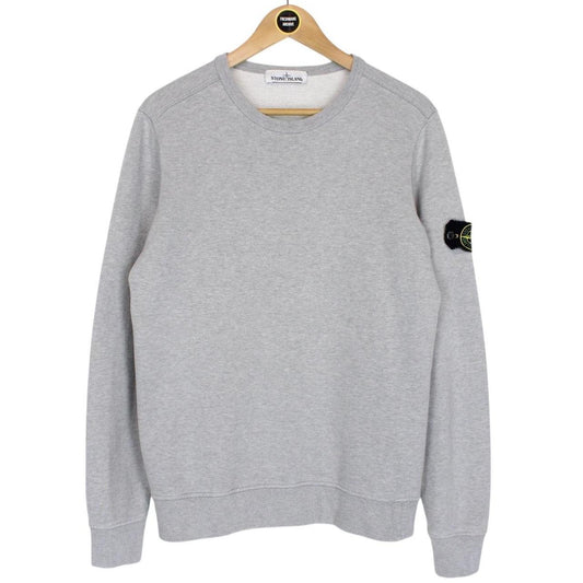 Stone Island AW 2018 Grey Cotton Sweatshirt Jumper