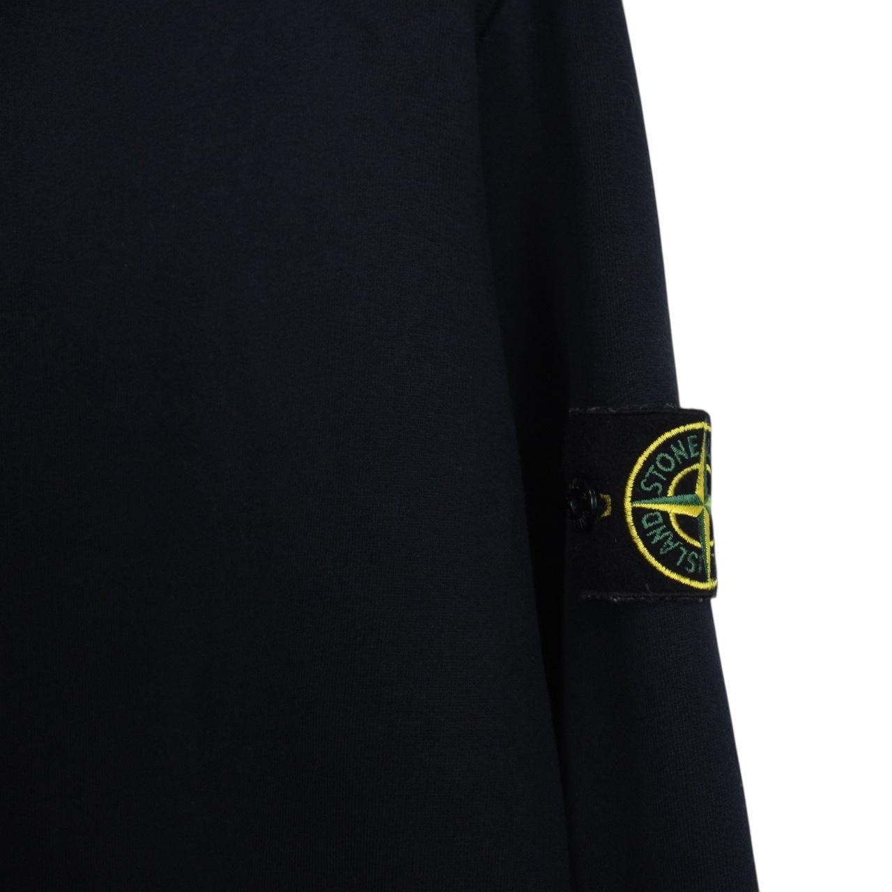 Stone Island AW 2022 Navy Blue Cotton Sweatshirt Jumper