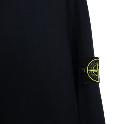 Stone Island AW 2022 Navy Blue Cotton Sweatshirt Jumper