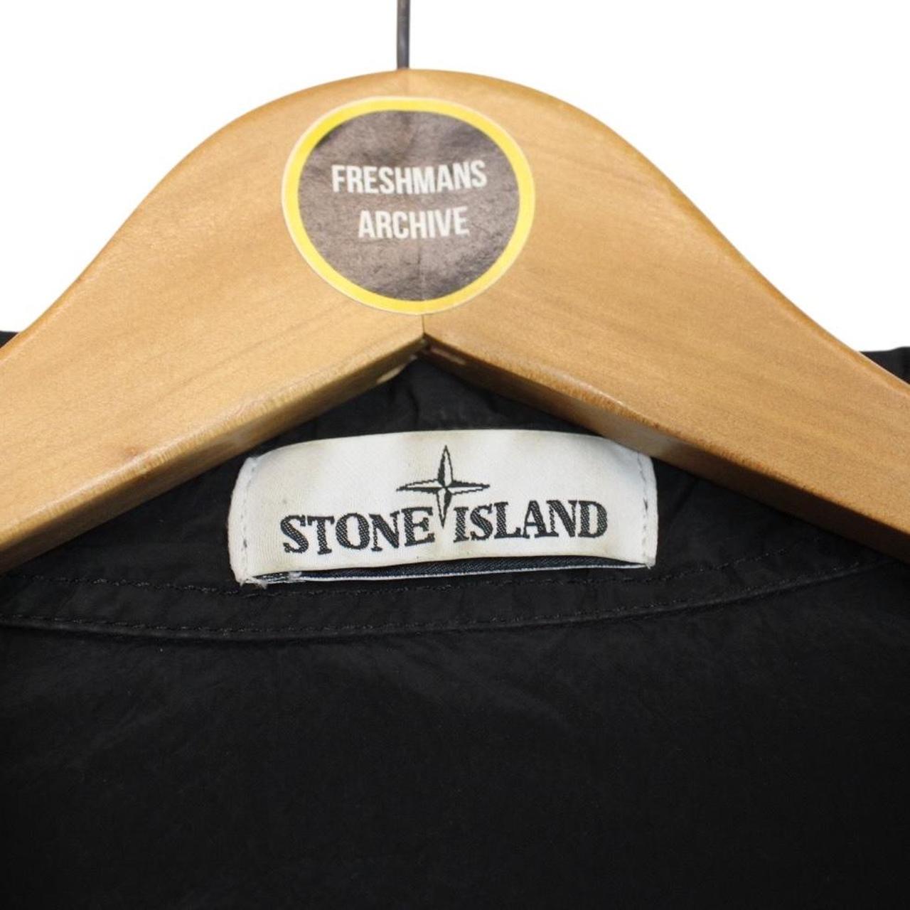 Stone Island SS 2018 Black Full Zip Nylon Metal Overshirt Jacket