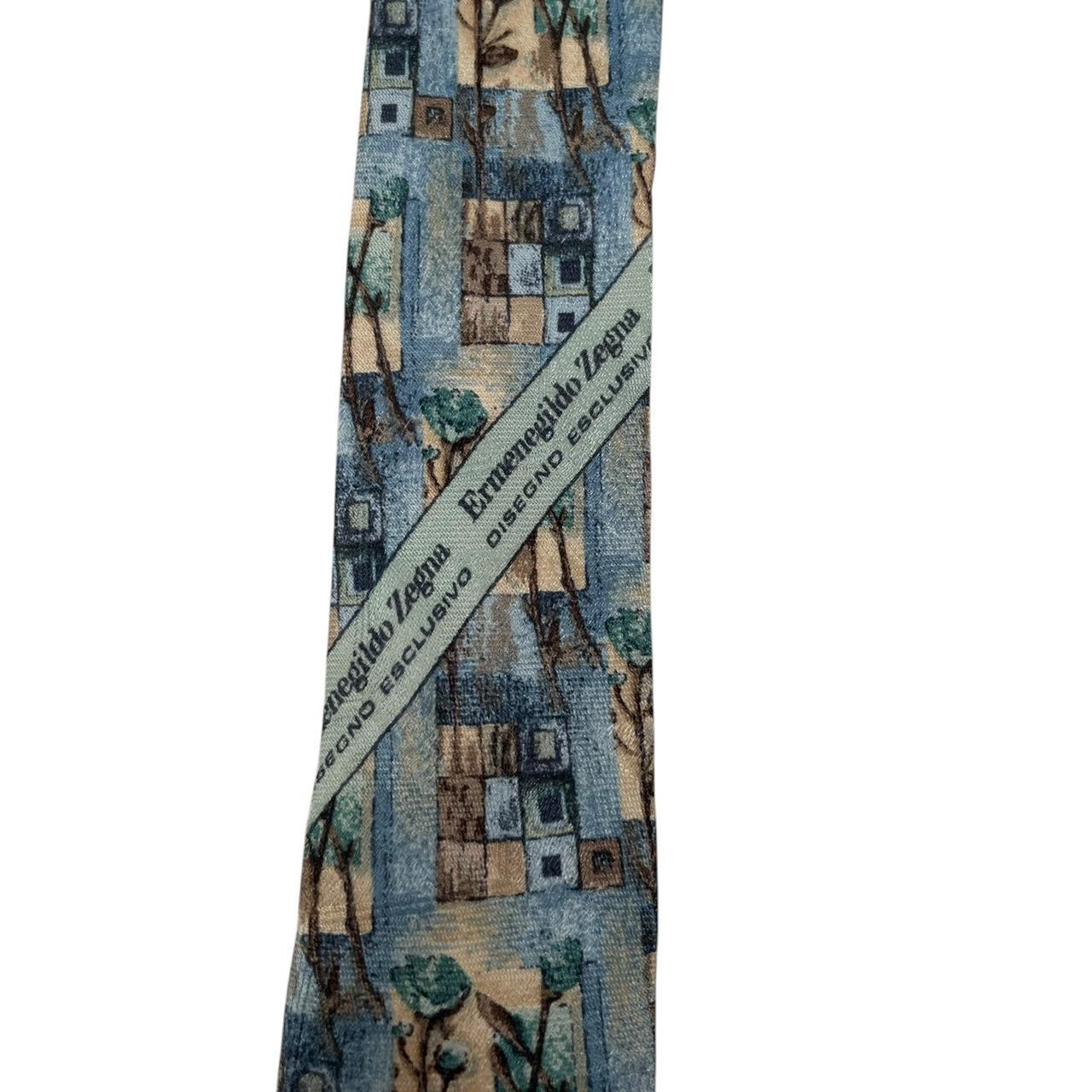 Ermenegildo Zegna Multicoloured Floral Silk Tie