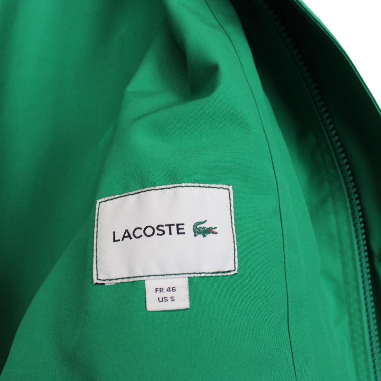 Lacoste Green Full Zip Waterproof Hooded Jacket