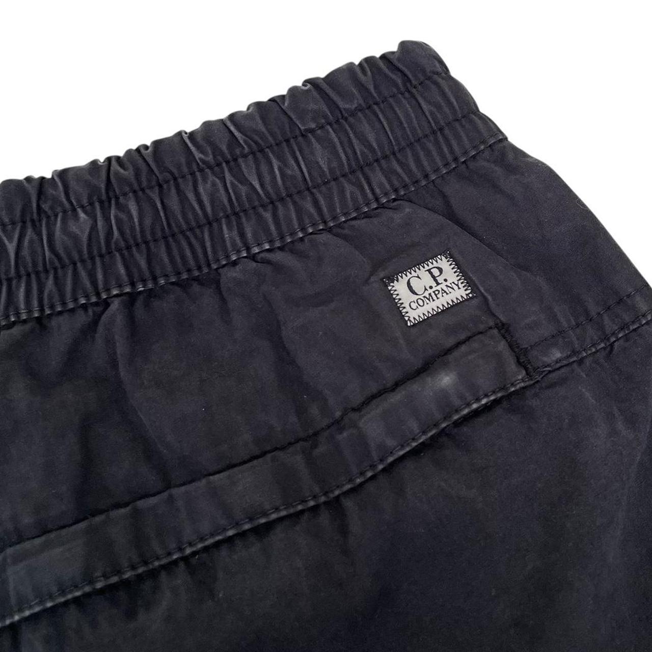 CP Company Navy Blue Regular Fit Cotton Cargo Trousers
